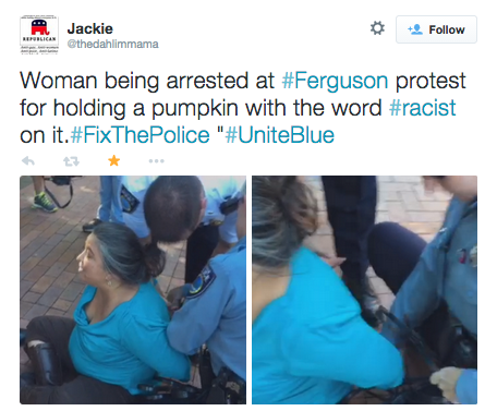 socialjusticekoolaid:  My #FergusonOctober fam out wilin’. Civil disobenience can
