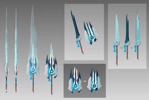 damnwyverngems: Monster Hunter Iceborne design weapon contest finalists.