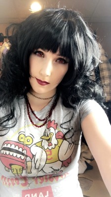 Make up and wig test for Raven!