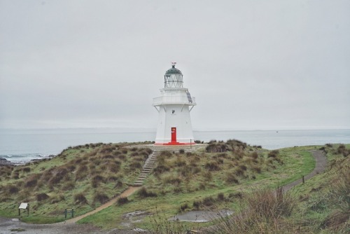 Waipapa Point lighthouse New Zealand.