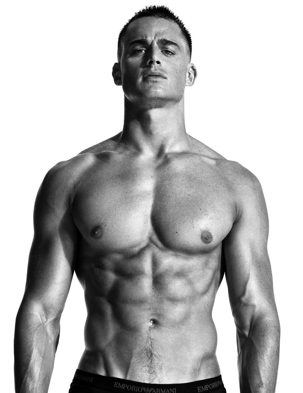 meninvogue:  Pietro Boselli photographed by Kosmas Pavlos. Pietro wears underwear