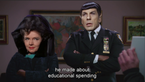 thetimetostrikeislater:  “Is this Little Spock’s Macaroni art?” Brooklyn99/St