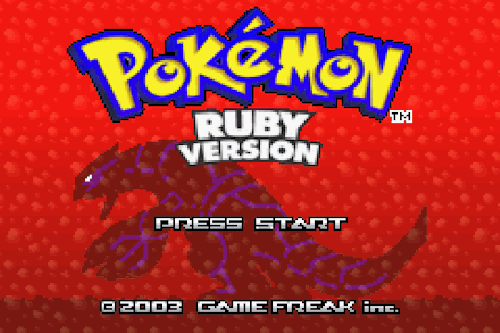 Pokémon Ruby Version and Sapphire Version. porn pictures