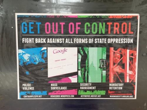 Some of the many anarchist posters seen around Sydney