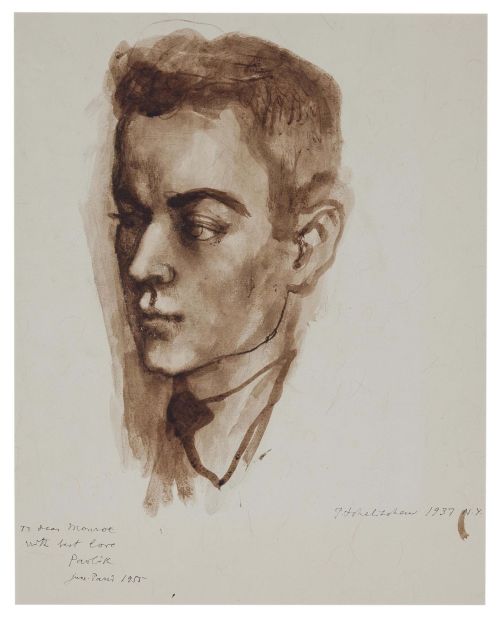 beyond-the-pale:  Portrait of George Platt Lynes, 1937  Pavel Tchelitchew   