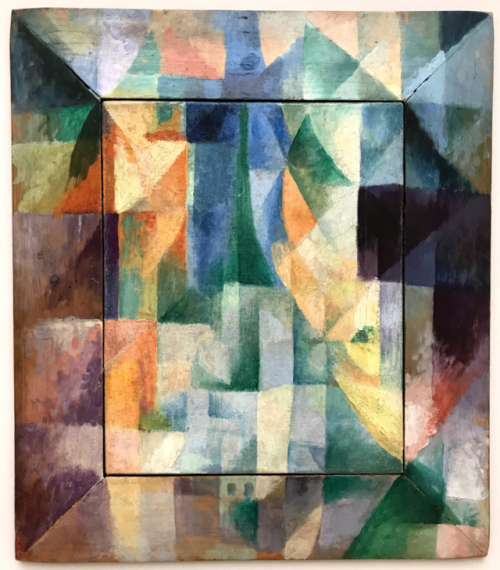 Robert Delaunay Simultaneous Windows, 1912 - mixed media on canvas with painted spruce frameCollecti