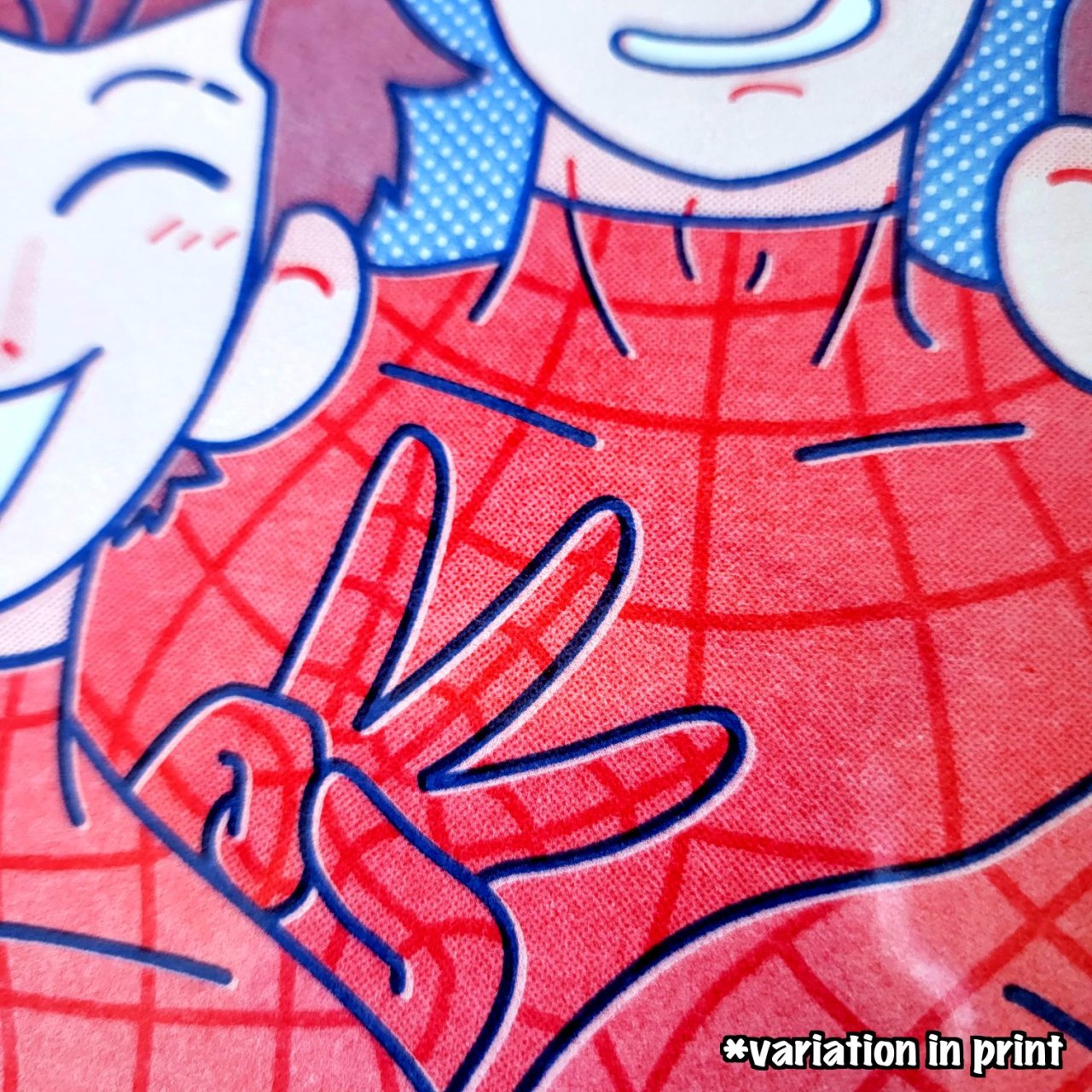 Spiderman riso print!!! Cool details.