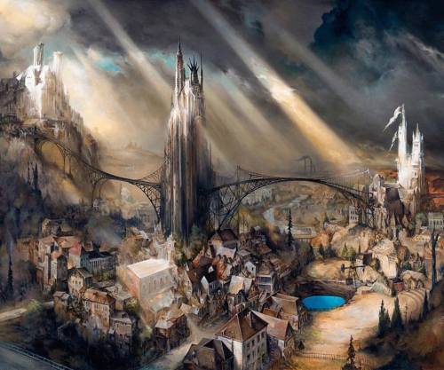 Esao Andrews for The Gilded Age @ Thinkspace GalleryLos Angeles painter Esao Andrews places vibrant 