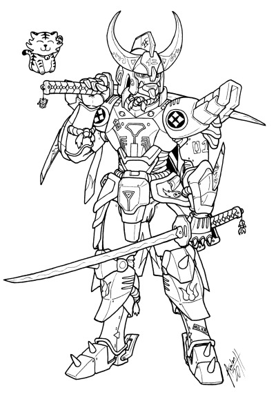 20 Ronin Warriors Coloring Pages - Free Printable Coloring Pages