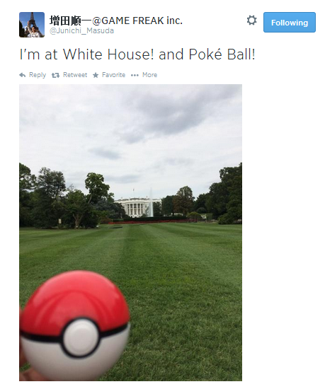 bakutaro:   Junichi Masuda about to challenge Obama to a Pokemon battle, Arceus bless 