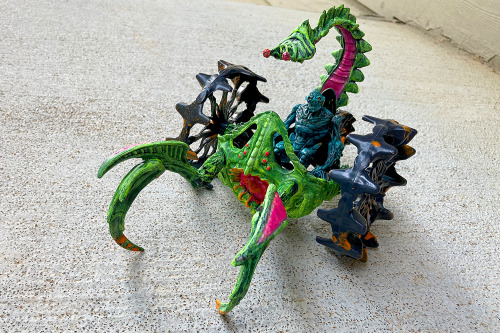 therobotmonster:therobotmonster:Mutant Rumbler and Kharn BioDrone CustomsDollar Tree’s Final F