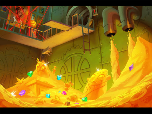 A few backgrounds I did for PikPok&rsquo;s game &lsquo;Slam Dunk King&rsquo;