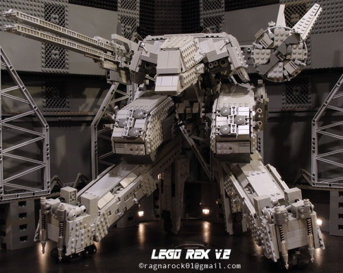 theomeganerd: Metal Gear Solid ~ Lego Metal Gear Rex by Rags naRock