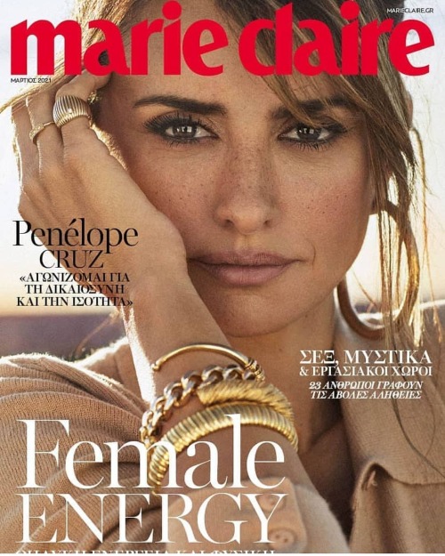 Penélope Cruz — Reposted from @zackyliciouss #MarieClaire Greece#Model : @penelopecruzoficial : @xav