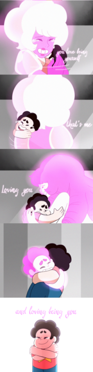 emiyuuko: I loved this episode !!!When I saw this scene, I imagined pink diamond hugging her son for