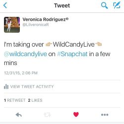 Taking Over 👉🏼Wildcandylive👈🏼 On #Snapchat In A Few Mins 📱 By Teamvrod