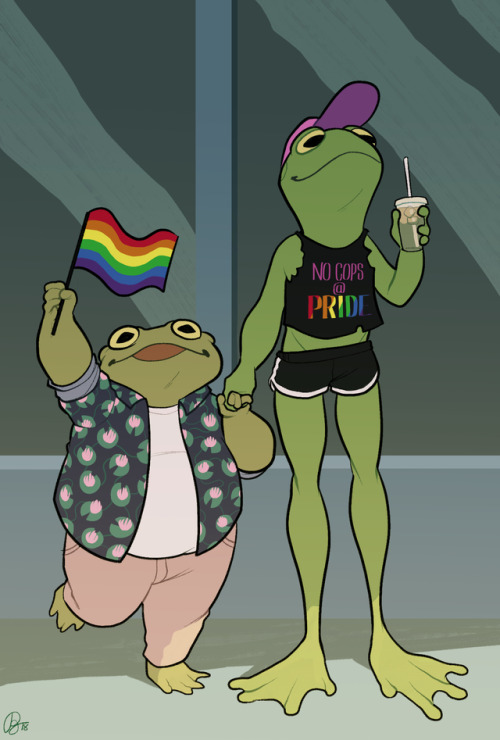 rowanwoodcock: Happy Pride Month y’all know Frog is That Bitch and Toad 100% supports him.