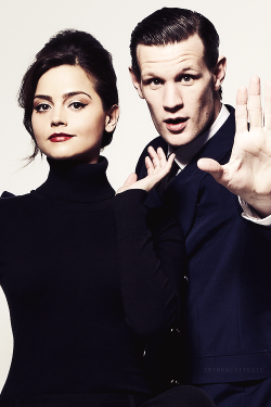 annabelllewallis:  Matt Smith and Jenna Coleman by Mark Harrison 