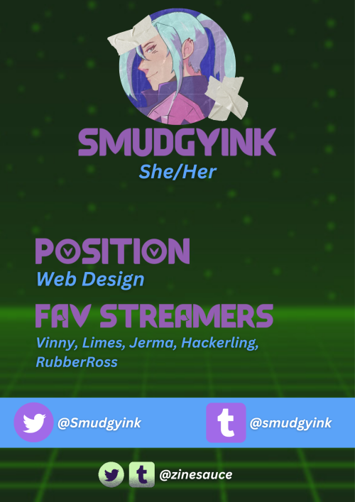 "Hiya, I'm @smudgyink! I've Been Watching Vinny's Streams Since Around 2014, Mostly Lurking Until Becoming