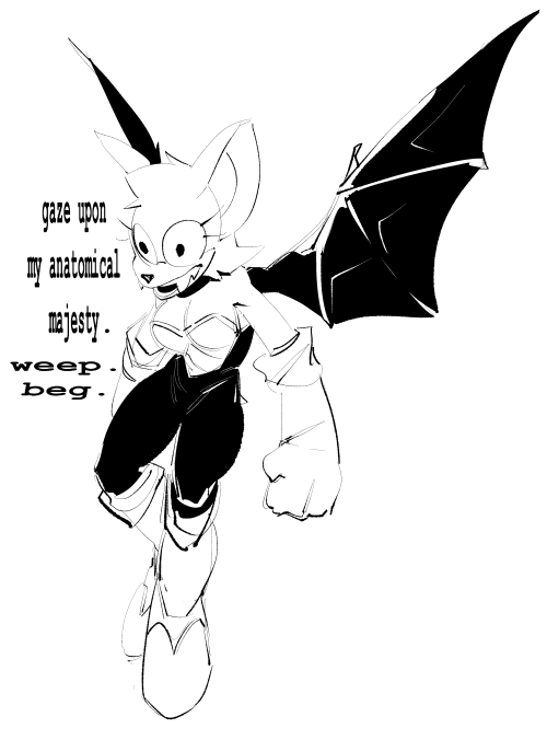 the-hydroxian-artblog:two methods for drawing Rouge, both equally correct and good 