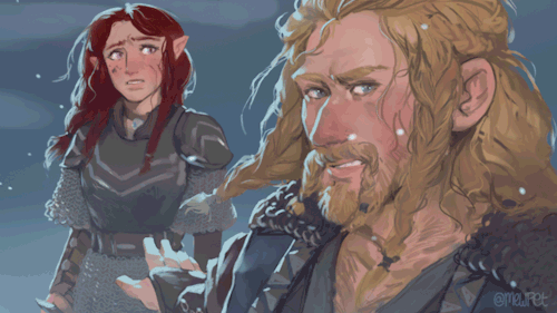 Had a lot of fun making this :3Some Fíli and Míya during the battle of the five armies~