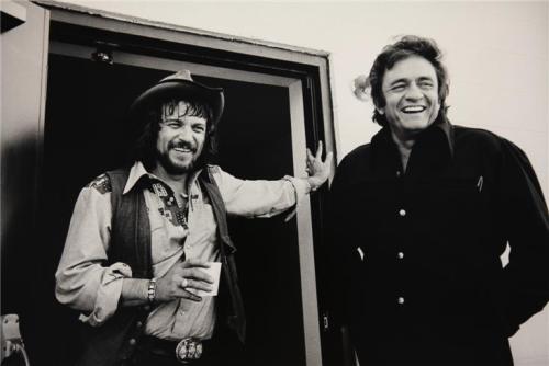 dawnofthedeadling: Waylon Jennings & Johnny Cash