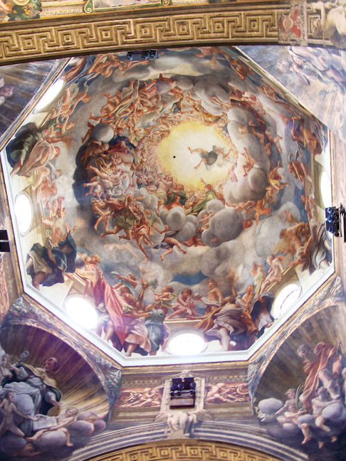 Correggio (Antonio Allegri da Correggio, 1489-1534); Assumption of the Virgin, completed between 1524-1530; fresco, 1195 x 1093 cm; Dome of the Cathedral of Parma, Italy