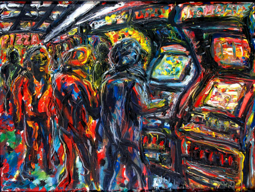pinballforever:  “Video Arcade” by Arthur Robbins, Tobyhanna PA 