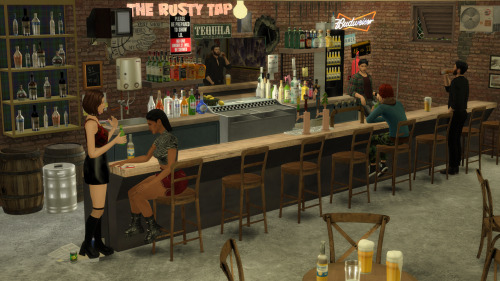 beansbuilds:The Rusty Tap BarA carefree grungy dive bar, built on a 30x20 lot. A huge thanks to la