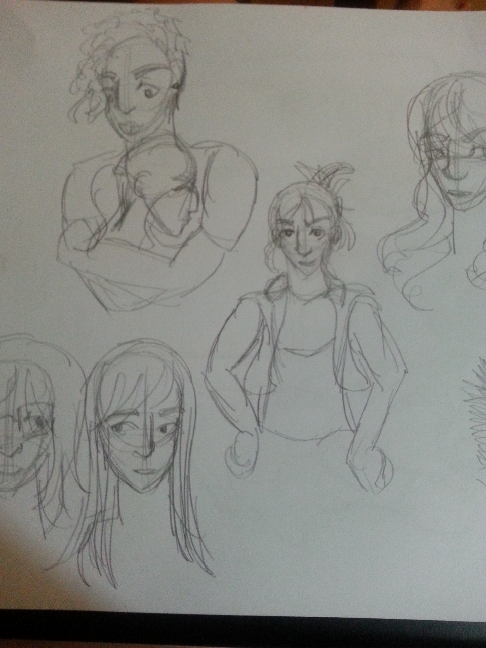 I decided to spend my day off drawing my ocs&hellip; I don’t want to commit