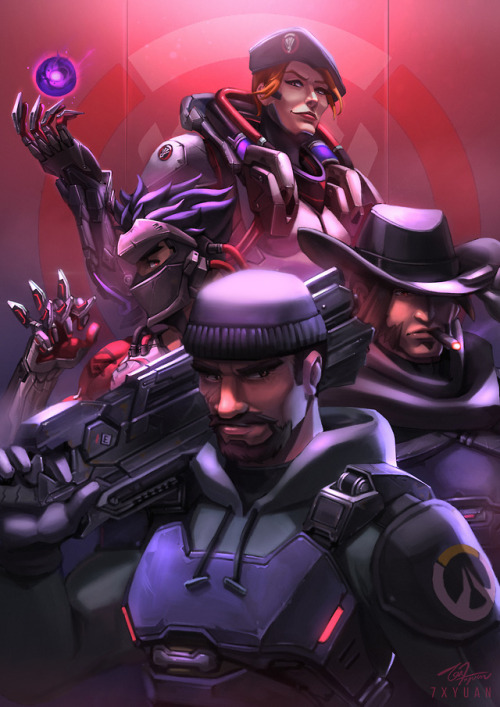  Blackwatch fan artOverwatch Retribution was indeed interesting! And good to see that more lore is