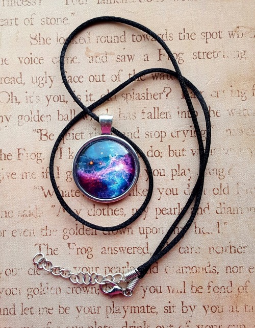 New listing Galaxy Necklace https://www.etsy.com/listing/478055403/space-galaxy-necklace