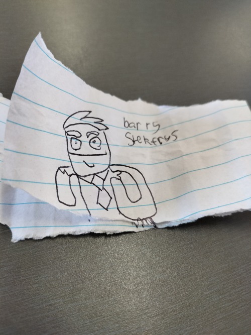 Wanna See This Barry My Friend Drew In The Middle Of Class :)