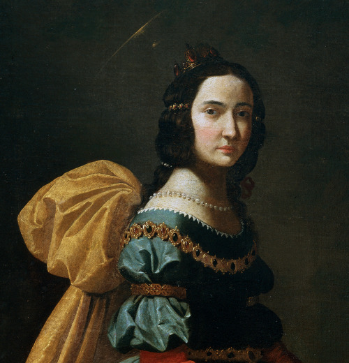 Saint Elizabeth of Portugal by Francisco de Zurbaran, 1635. The model was Queen Isabel of Portugal.