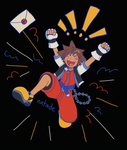 natade-art:  i cant believe sora in smash real… so happy for my little man he even already ha