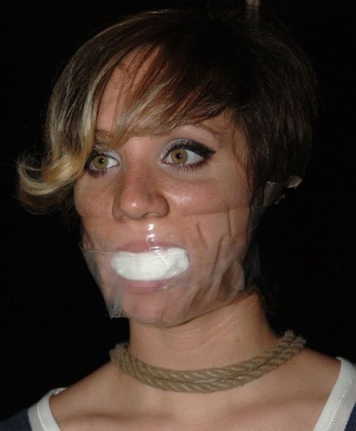 thegagproject:  A few more hot girls in hot gags!! #gagged #bondage #tapegag #submissive