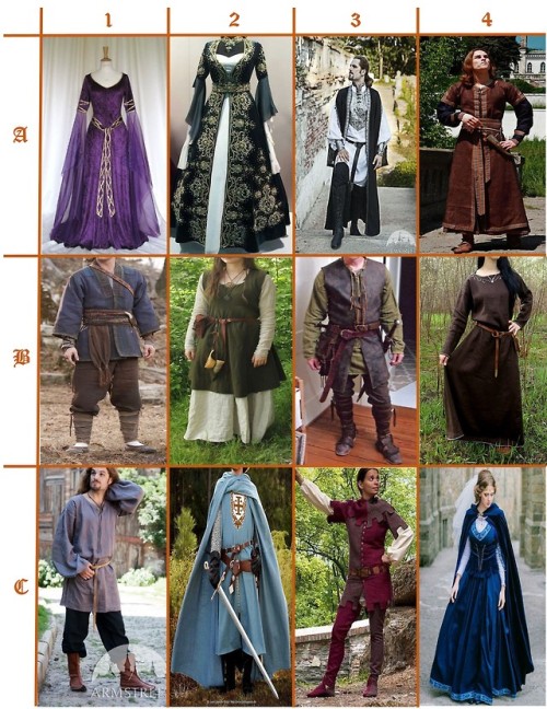 the-soft-green-prompt-archive:Upon request, a medieval outfit prompt has come. Let the medieval AU a