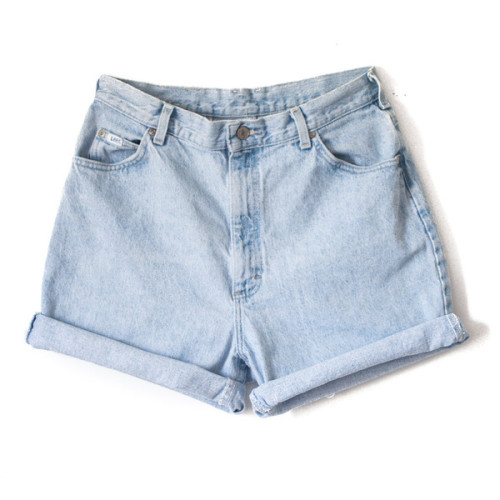 High waisted cut off jean shorts