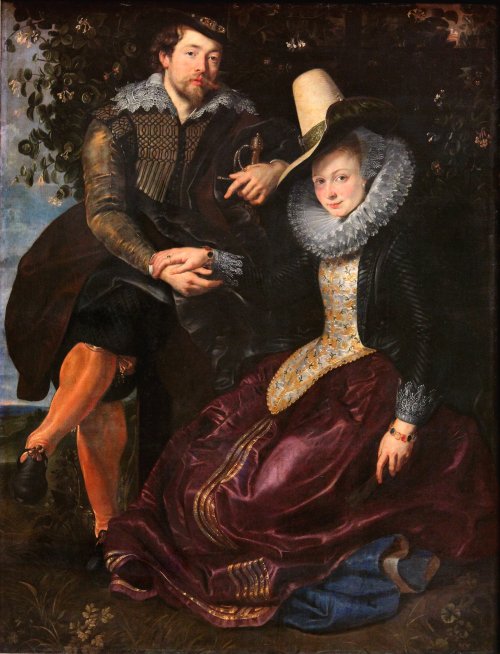 Self-Portrait of the Artist and His First Wife, Isabella Brant, in the Honeysuckle Bower, Peter Paul