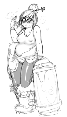 mcsweezy:  I also drew a mei   <3 <3