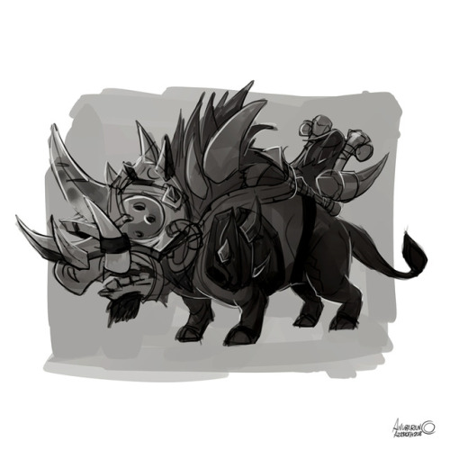 azerothin365days: Bristling Hellboar - The Saberstalkers This is a part of my adventures through the World of Warcraft scenario… see my other daily sketches here too:TWITTER   INSTAGRAM Fanart made just for fun. 