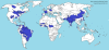 linguisticmaps:
“ 3.3 - Nasal vowels
Note: the languages in the Americas are the languages before the european colonization.
Present in europe in: portuguese, french, polish and albanian (gheg). In Indo-Aryan languages, some dravidian lanauges,...