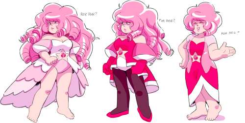 drawloverlala:Some Pink/Rose designs i drew some days ago! ^_^