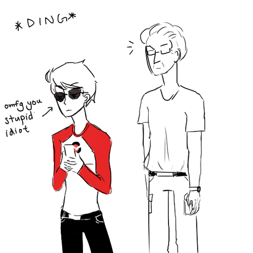 davekat-shipper: japhers:  derse-dicks:  so my dad and i went out to eat and as we were waiting for the elevator  my dad had a small conversation with the person in the box beforehand           DAD YOU LET MY HUSBAND GO???!?? WE WERE GOING ON THE SAME