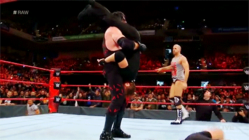 mith-gifs-wrestling:  Seth’s desperate agonized crawling in the foreground is…