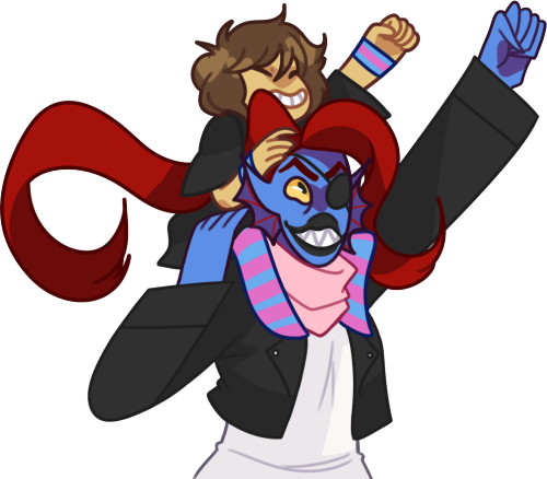 koteosa:  Frisk being carried/held by random other characters because I dunno 