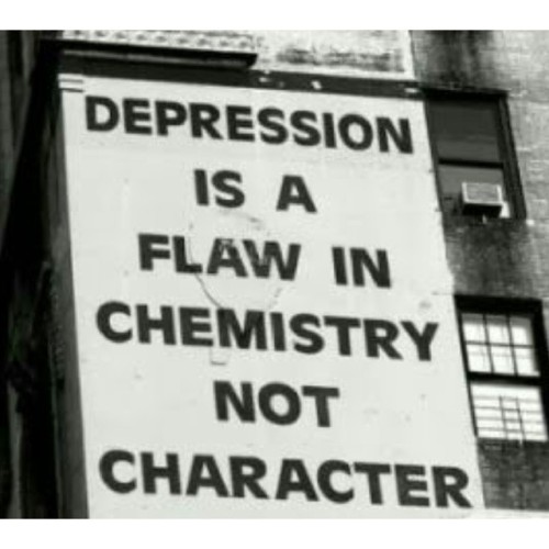 rachelmcguigan:Absolutely love this! #quote #depression #flaw #chemistry #chemical #brain #character