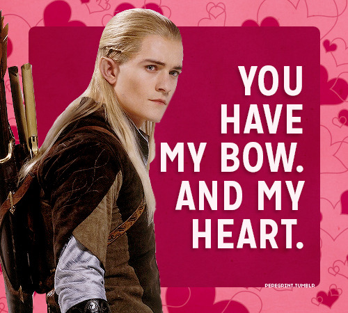peregrint:  LOTR/Hobbit valentines.  Theoden line courtesy of ohakenshield. Kili line courtesy of &n
