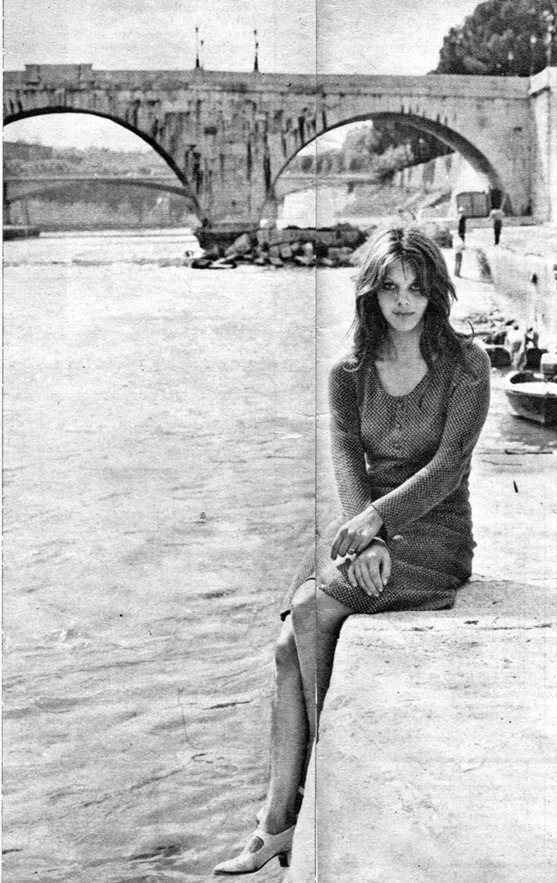 Tina Aumont's Roman Summer
The actress Tina Aumont, who we see here during a rare day of rest among the old palaces 