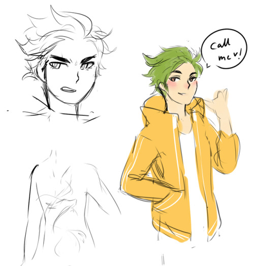 ill dump this young genjo boi with his fancy banana coat here before i delete this scribble 8)I real